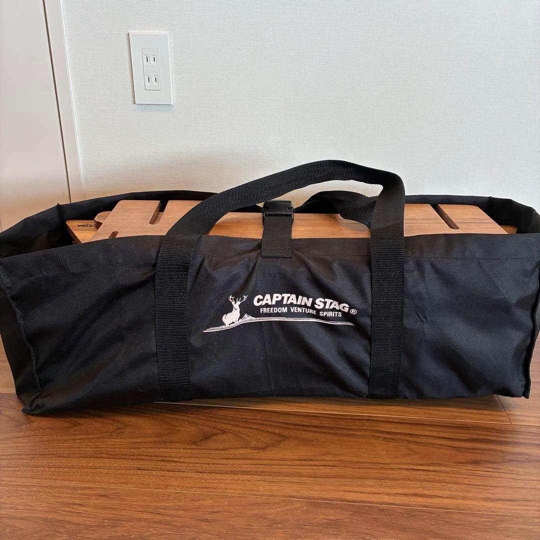 CAPTAIN STAG ヘキサゴンテーブル 収納バッグ付き