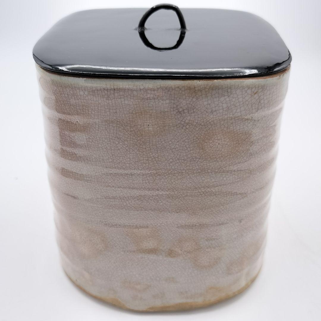 a244 水指 田原 陶兵衛 萩焼　茶道　茶道具　古物