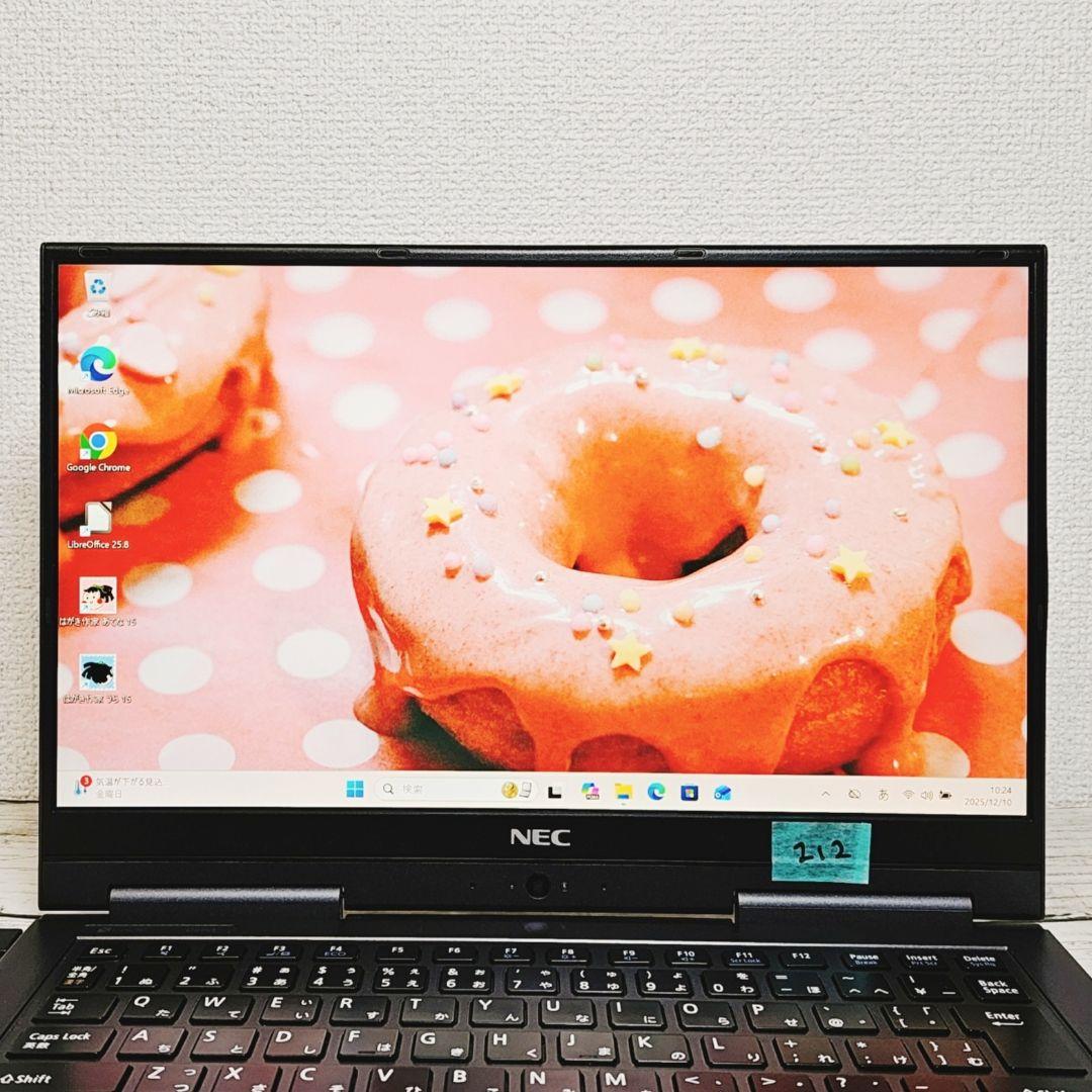 タッチパネル♪NEC タブレットノートパソコン Core i5 SSD カメラ付