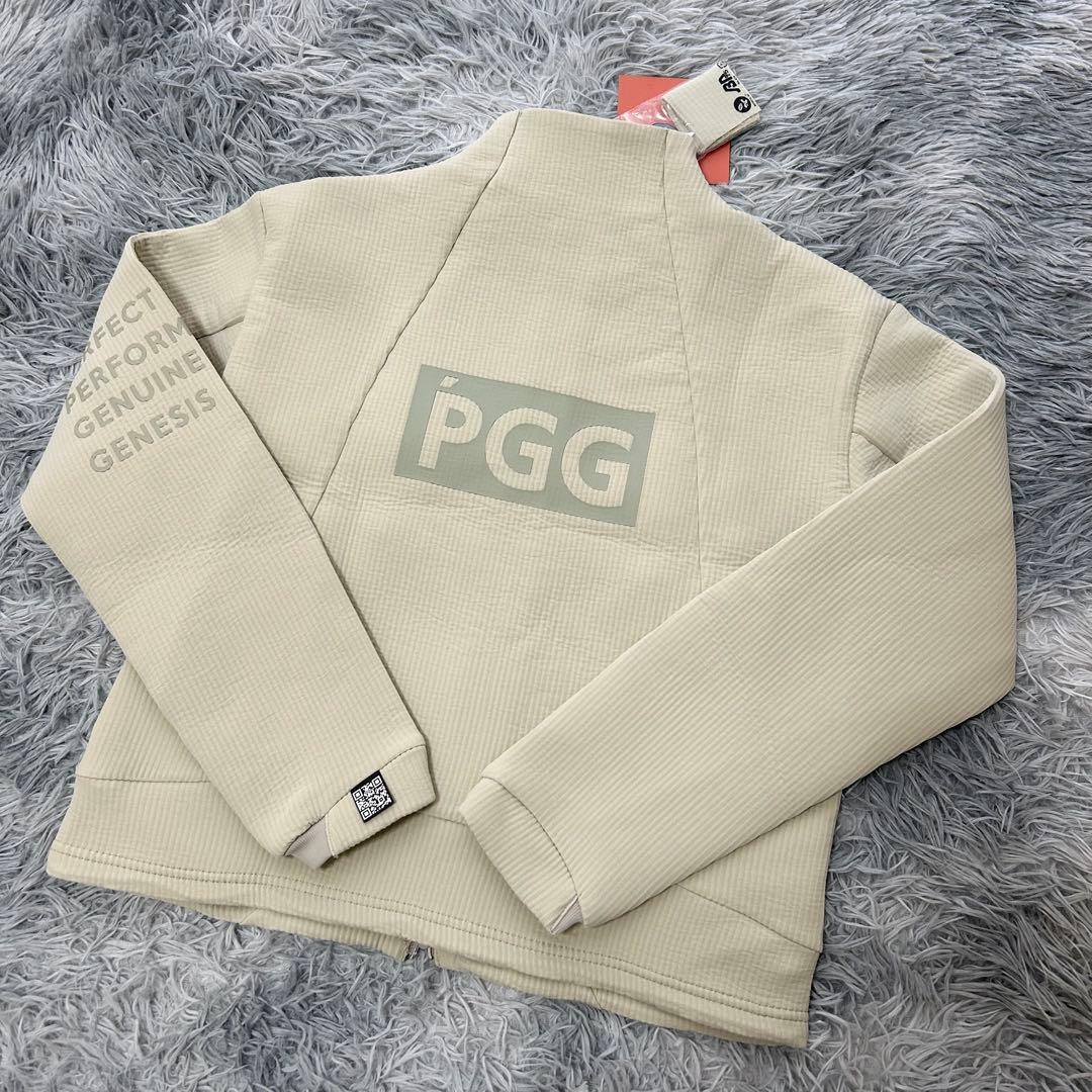 新品　PGG パーリーゲイツ　ジャケット　ブルゾン　モックネック　ベージュ　1