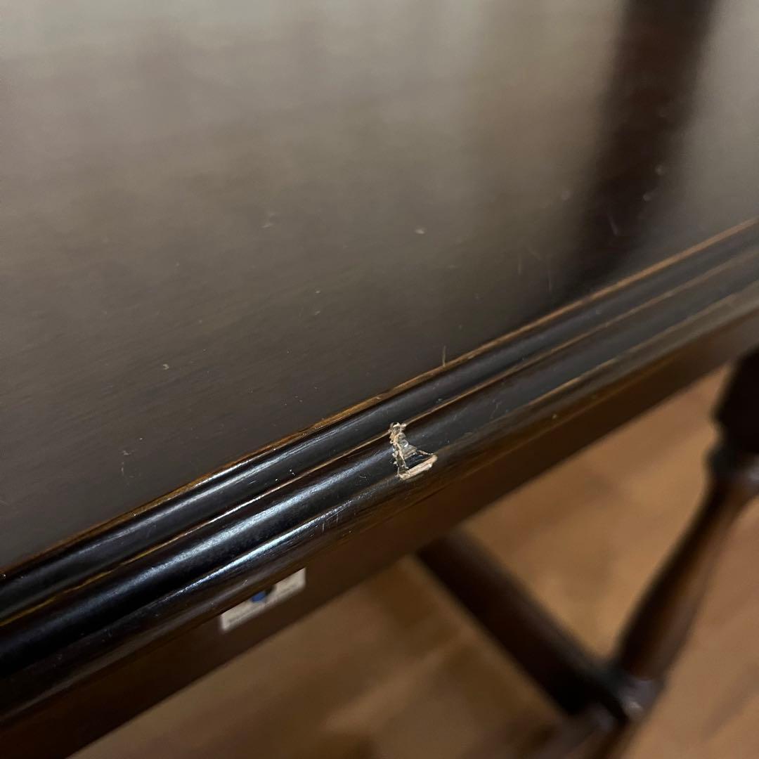 【アンティーク】昭和レトロ 木製 サイドテーブル ローテーブル 飾り台 古道具