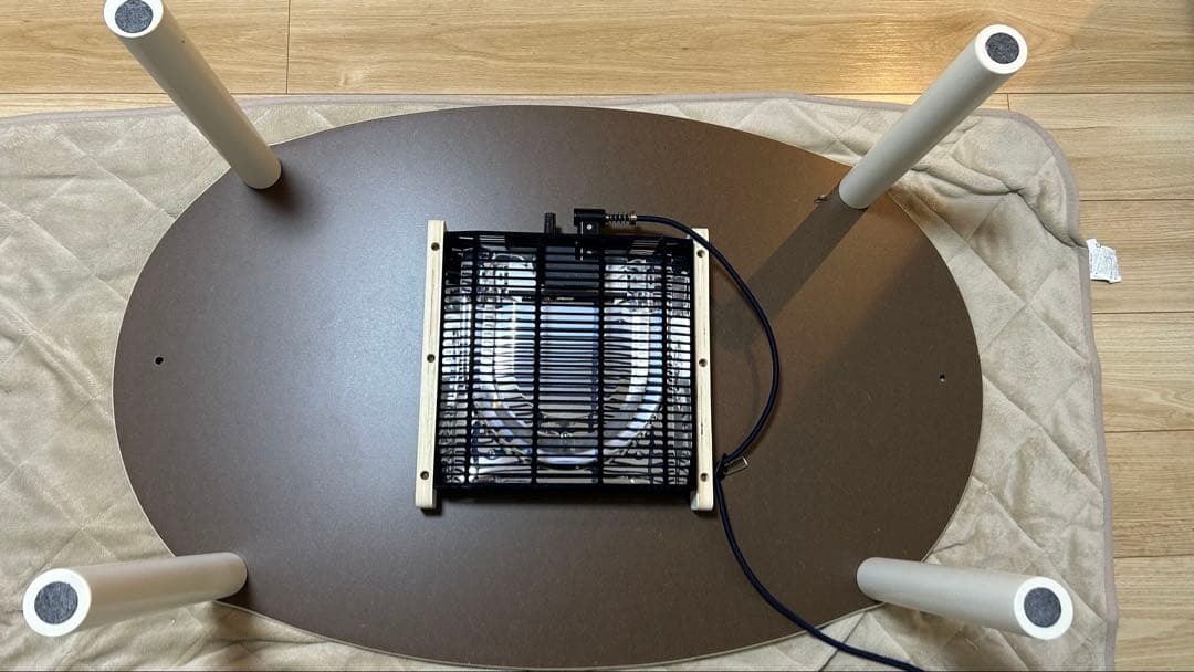 楕円形リビングこたつ(GC22 105 WW)