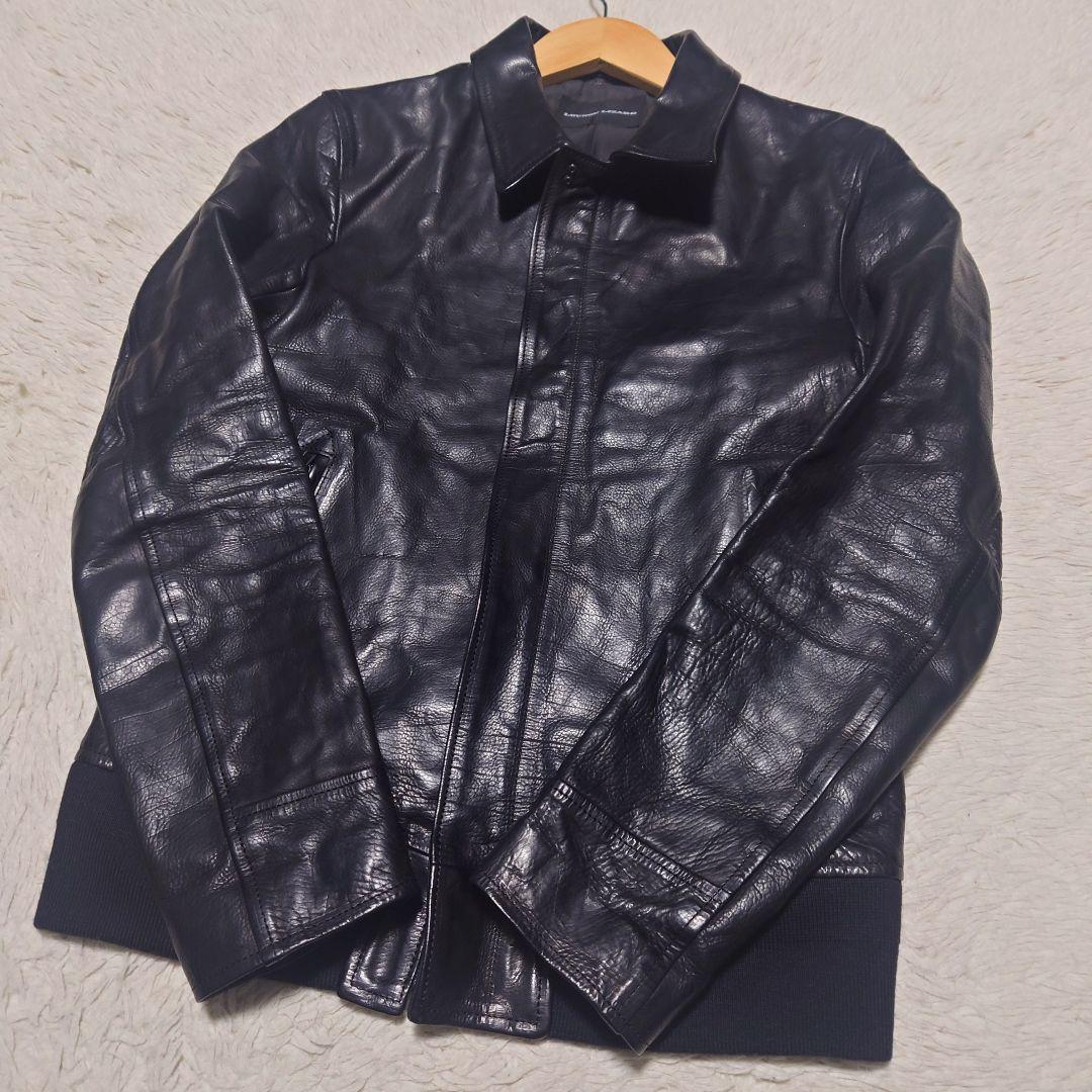 【希少】ラウンジリザード シングルライダースジャケット カウレザー 牛革