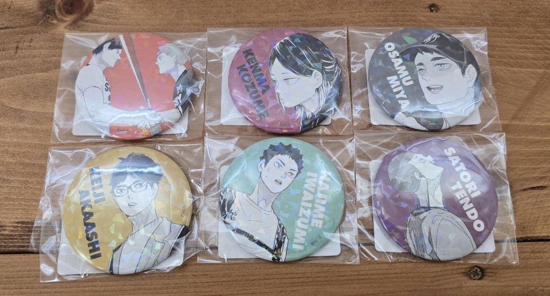 ハイキュー　オールスター缶バッジ　全種類