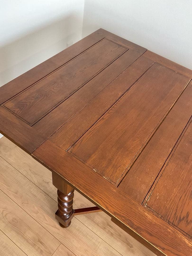 ドローリーフテーブル　ドロップリーフテーブル　ツイストレッグ