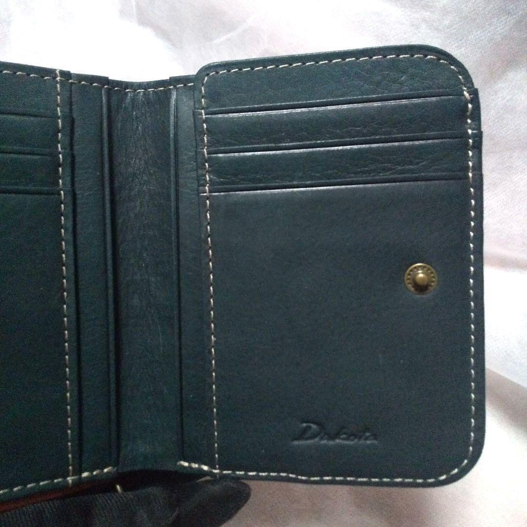 ♥Dakota 未使用品 二つ折り財布 ブロッコ ネイビー ユニセックス仕様♥