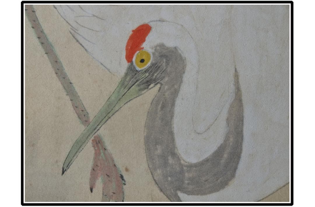 解体屋委託品　日本江戸時代肉筆掛け軸6　希少激安骨董品 X1090C16-8