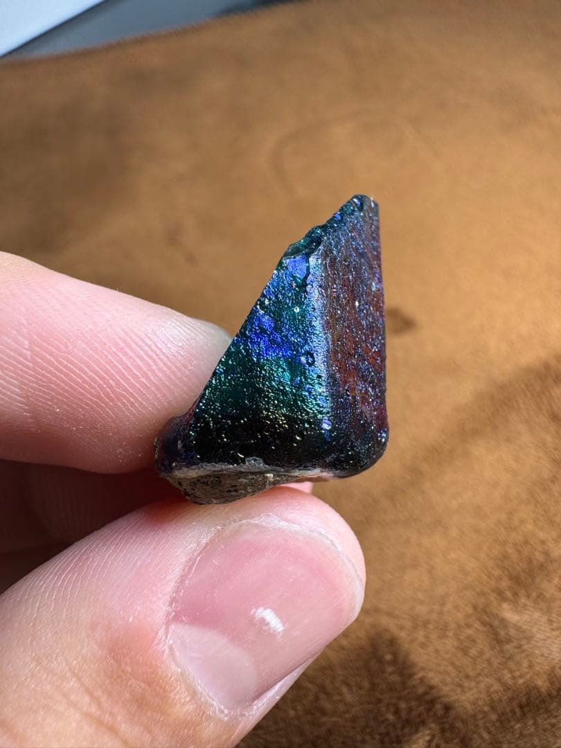 ✴︎極彩色銀化✴︎ローマングラス ボトル 破片 ローマ帝国 約1500年前