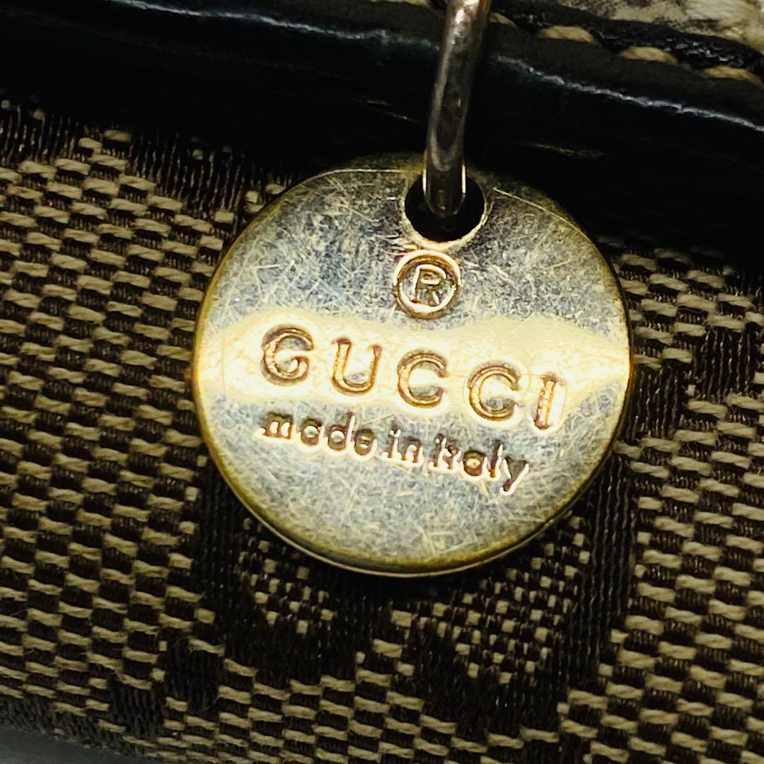 【希少】GUCCI GGキャンバス　グッチョリ　チワワ　Wホック　長財布