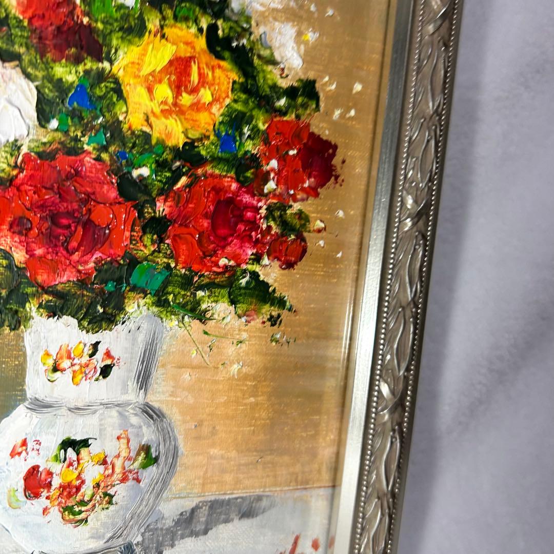 【映える絵画】薔薇 油彩画（小林幸三）