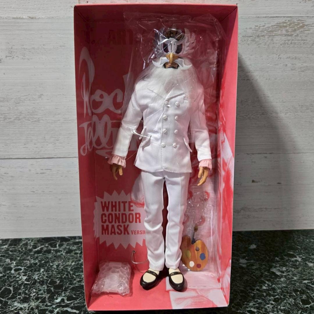 ロッキンジェリービーン フィギュア ホワイトコンドル 直筆サイン入り ハンド付属