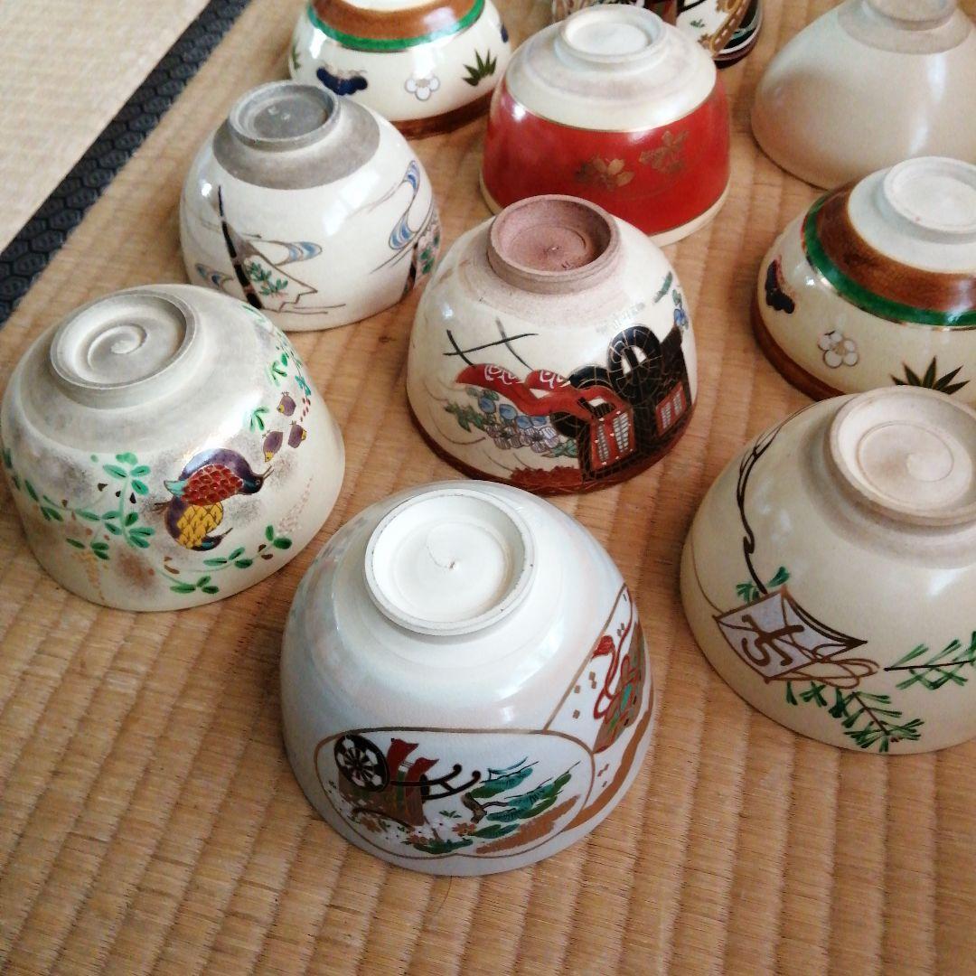 京焼　茶碗10個まとめ売り　仁清　瑞豊など