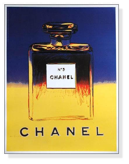 シャネル Blue Yellow（アンディ ウォーホル）アートポスター