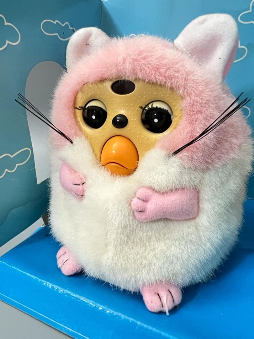 トンクリ ピンク/ホワイト ふわふわ