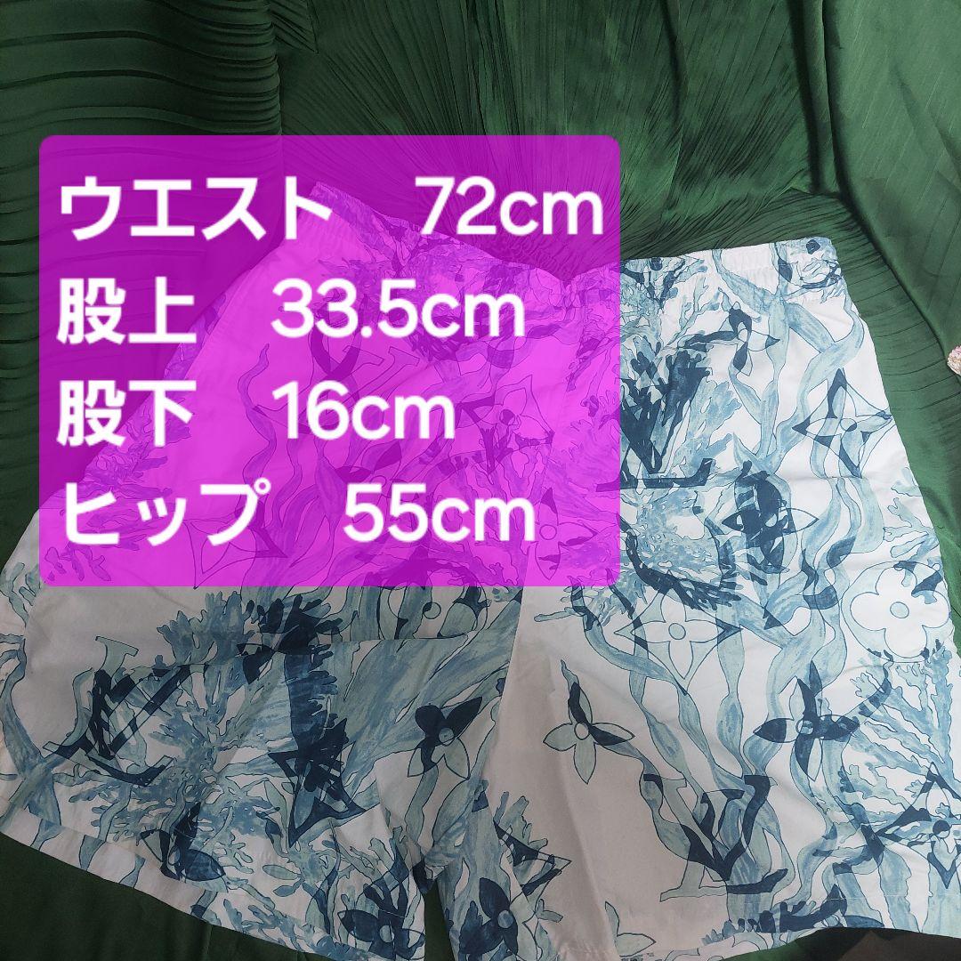 Louis Vuittonプリンテッドナイロンスイムショーツ/サイズ:M/美品