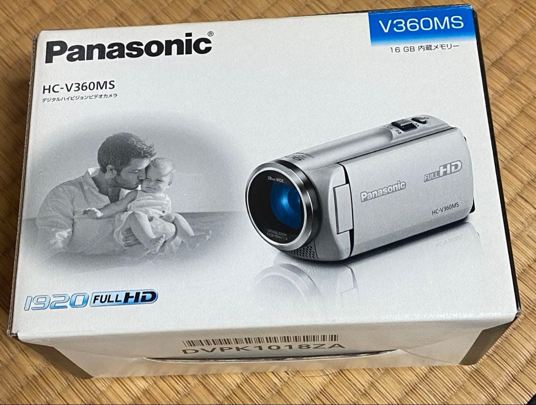 Panasonic HC-V360MS ビデオカメラ 16GBメモリカード付き