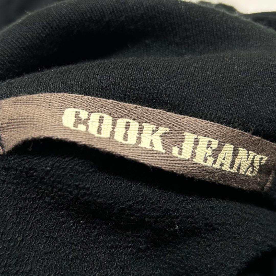 00s CookJeans 立体皺加工 シャーリング ジップパーカー お兄系