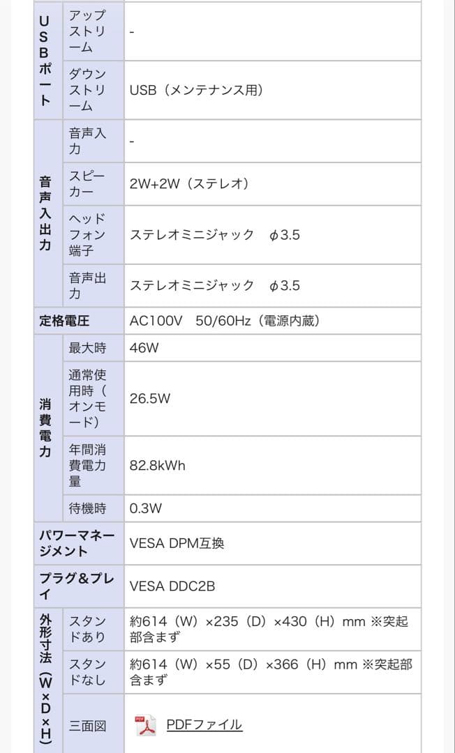 GigaCrysta LCD-GCU271XDB 27インチ 4kモニター