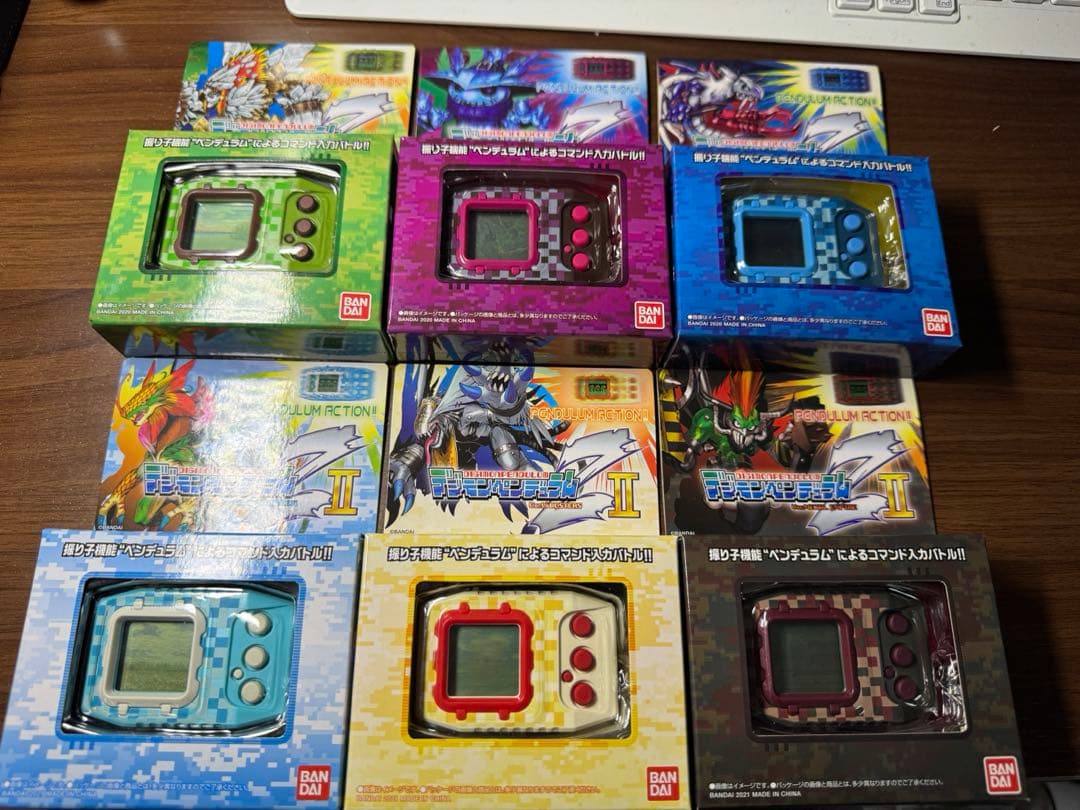 デジモンペンデュラムZ 、ZⅡ各3種　プレバン