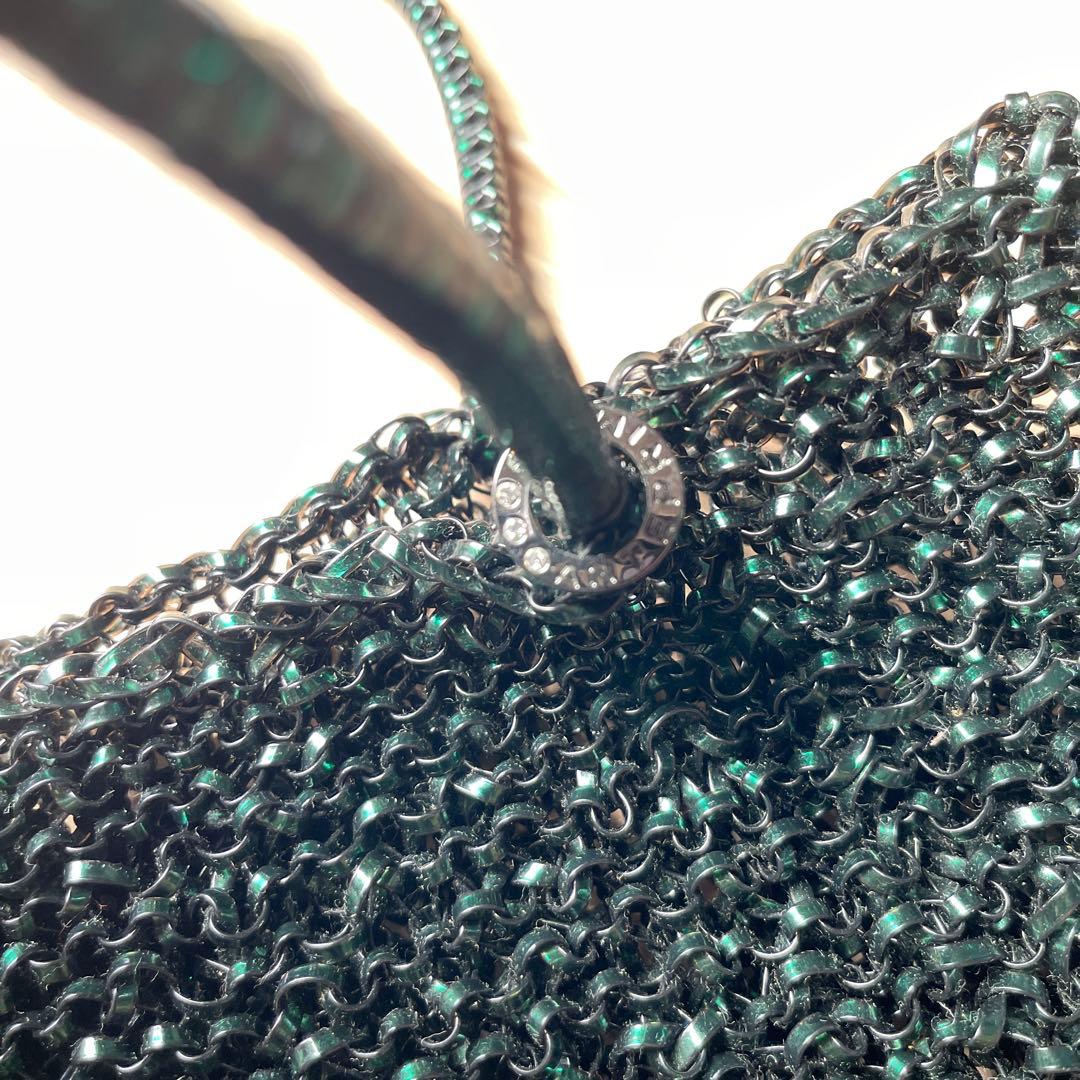 アンテプリマ　バッグ　ブルー　サファイア　バックインバック付き