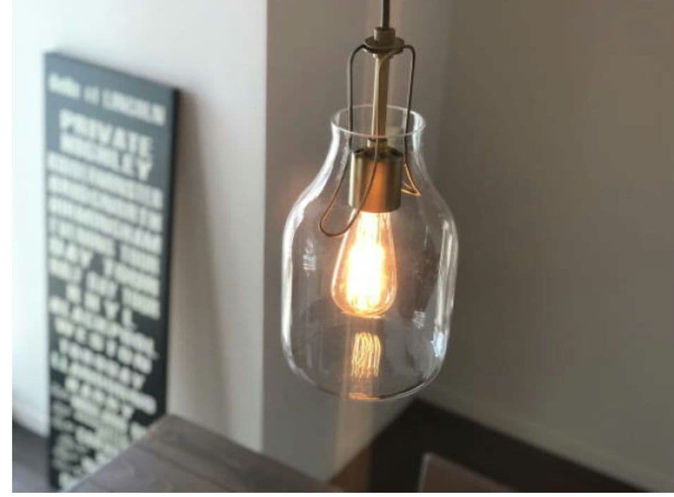 値下げ！NOCE アンティーク調ペンダントライト ボトルタイプ3個セット