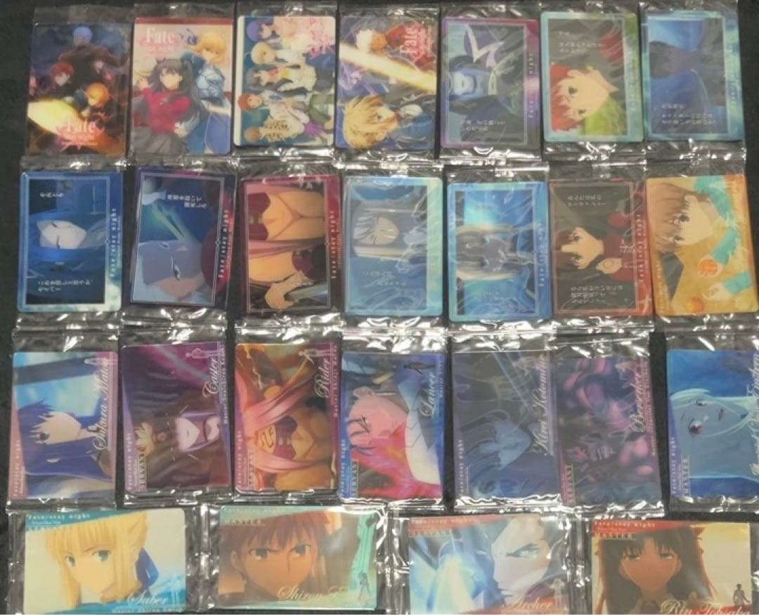 Fate fgo UBW ufotable ウエハース　衛宮士郎　遠坂凛　間桐桜