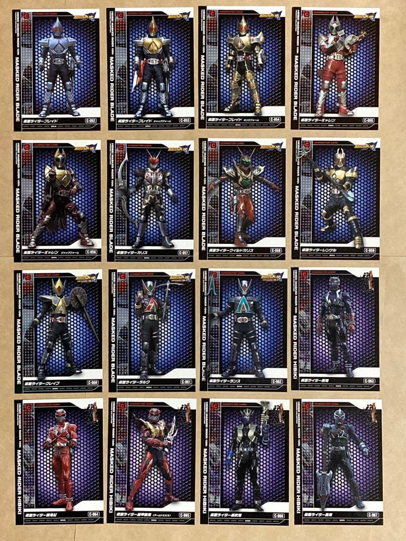 平成仮面ライダー10thトレカ　キャラクターカード　全147種コンプ