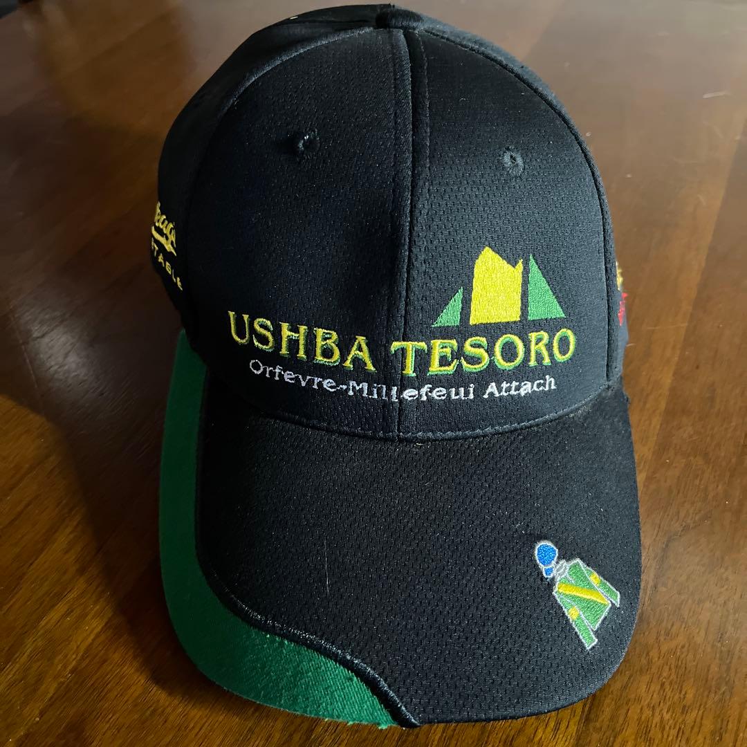 JRA 高木厩舎　USHBA TESORO キャップ 黒