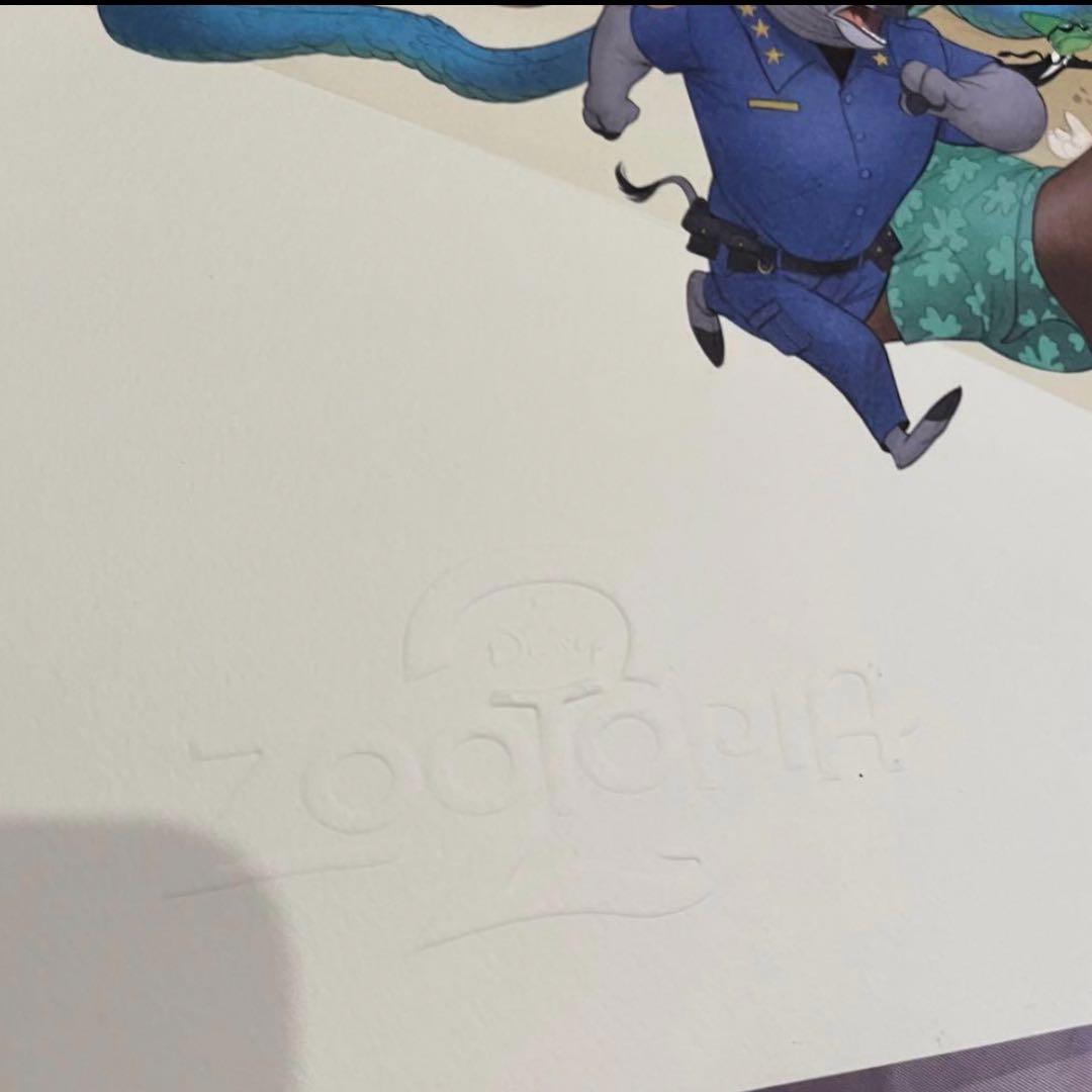 D23Expo ズートピア2 リトグラフ ポスター