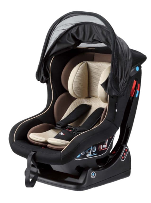 【美品】マムズキャリーレジェプレミアム　B-234　新生児　ブラック×ブラウン