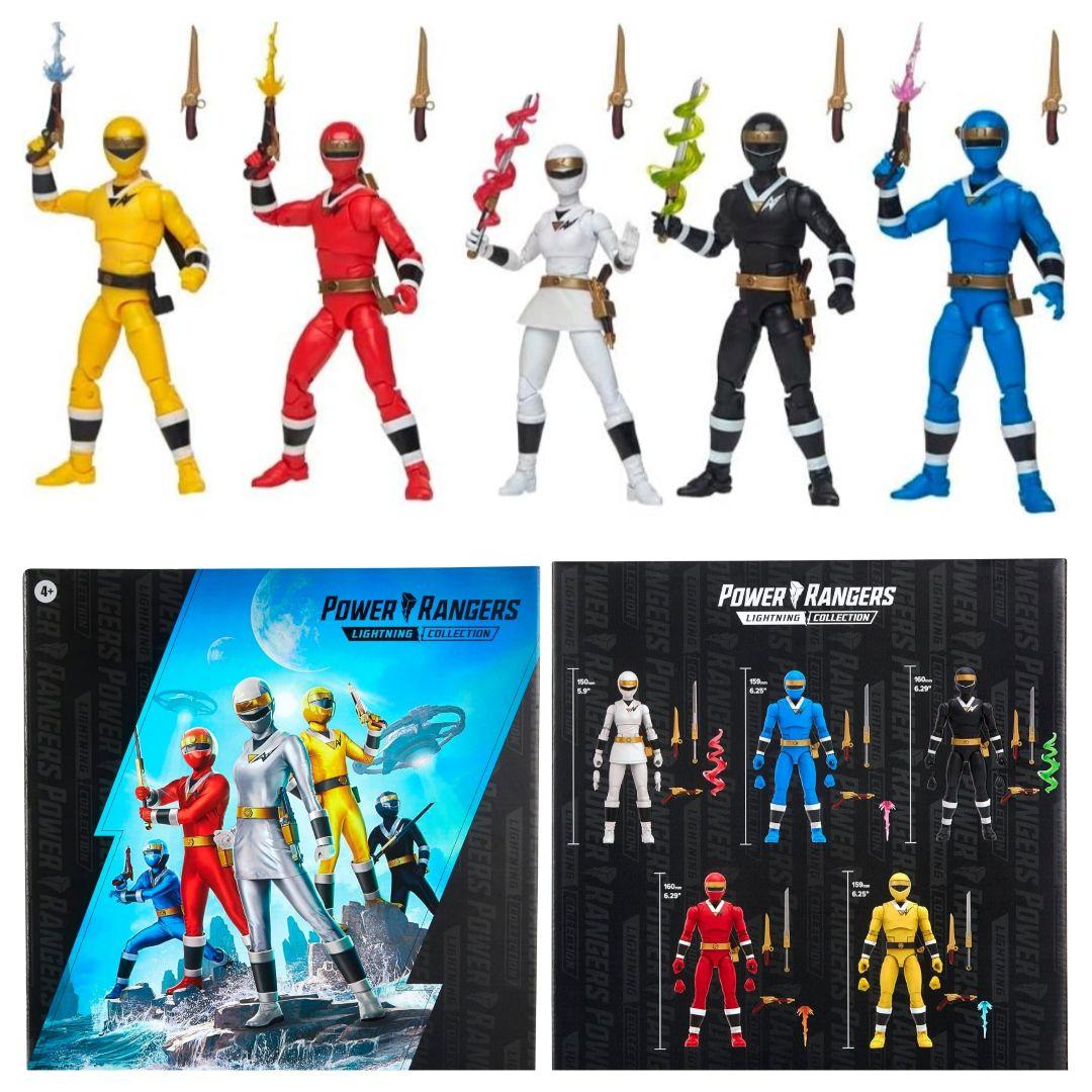 パワーレンジャー 5体 ライトニングコレクション フィギュア カクレンジャー