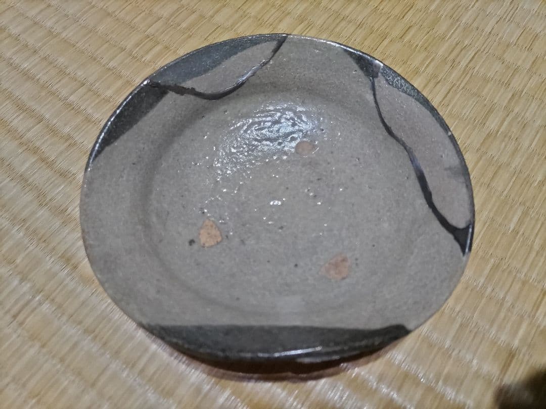 古唐津　皮鯨　向付　呼継２片