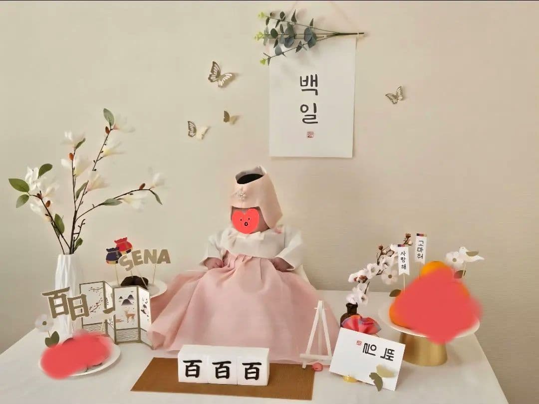 韓国式 百日祝いセット