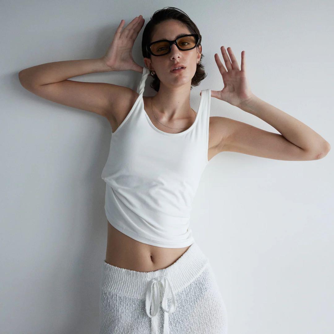 SeaRoomlynn♡シールームリン パッドinスムースタッチBasicタンク