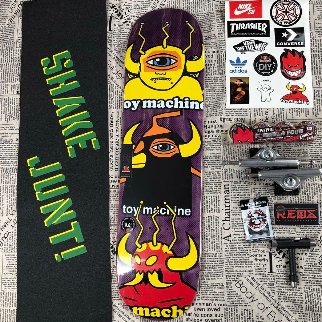 【toy machine】 スケボー デッキデッキ セット 8.0