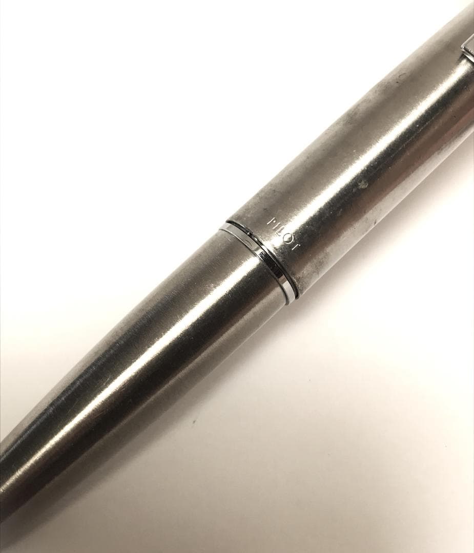 【筆記未確認／廃盤】PILOT ミュー　ペン先一体型万年筆　F インク切れ
