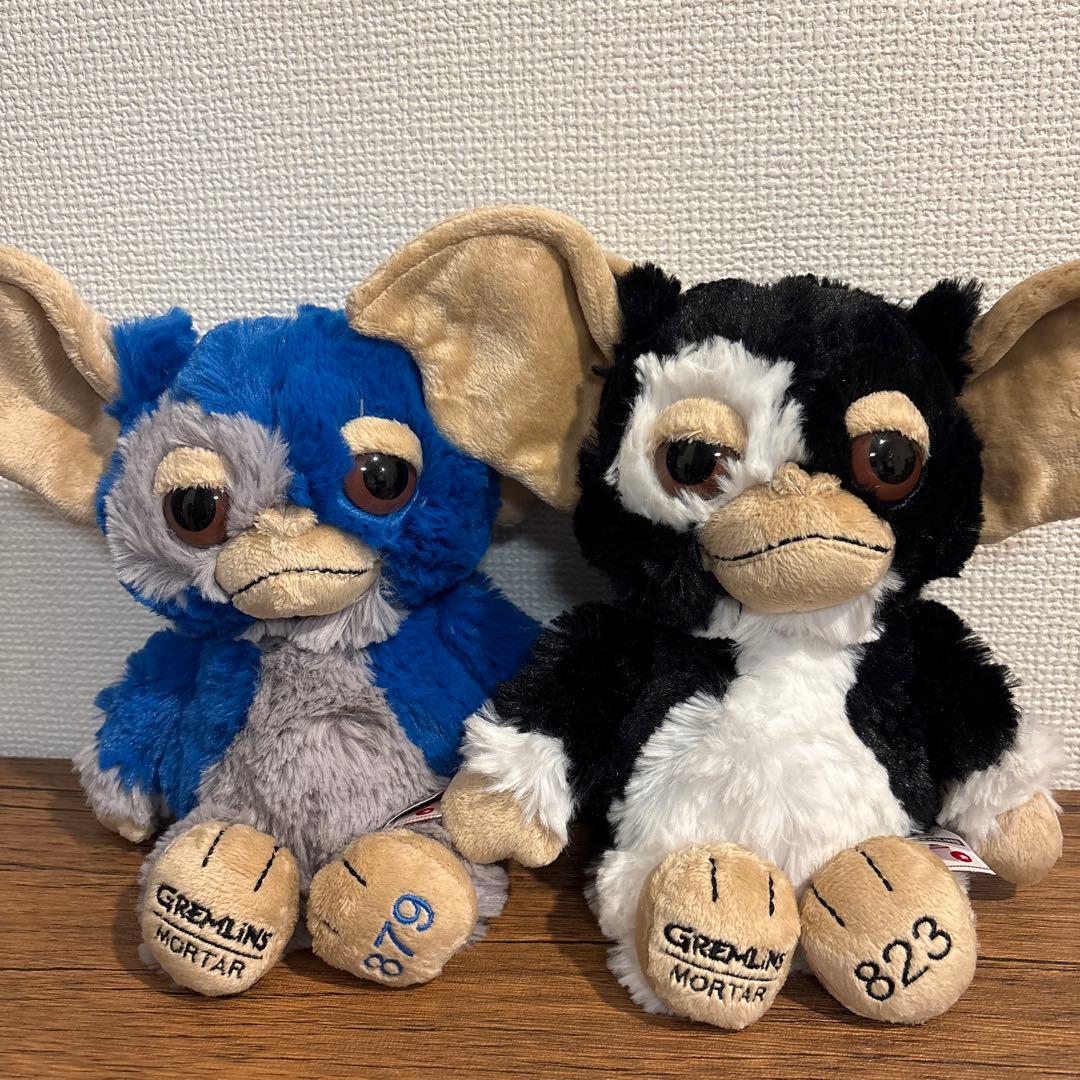 モータル グレムリン ギズモ ぬいぐるみ ブルー グレー シリアルナンバー入り