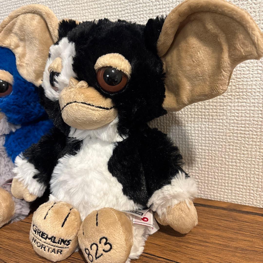 モータル グレムリン ギズモ ぬいぐるみ ブルー グレー シリアルナンバー入り