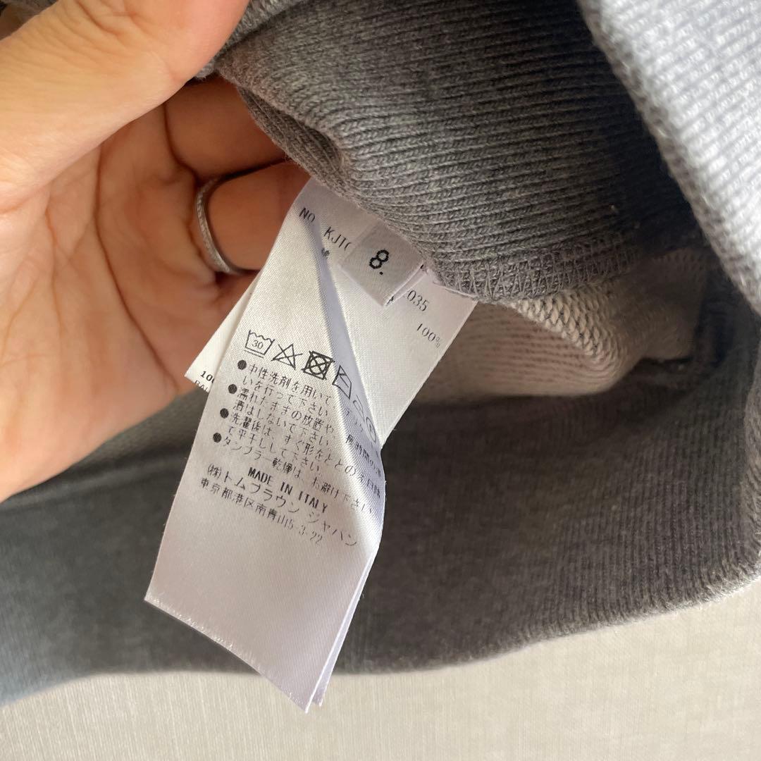 THOM BROWNE グレー トレーナー　8