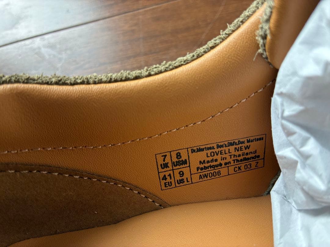 靴 Dr.Martens Lowell \"Olive/Dark Brown\"