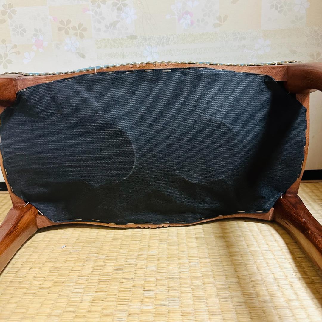 美品✨ イタリア アンティーク スツール オットマン 猫脚 クラシカル