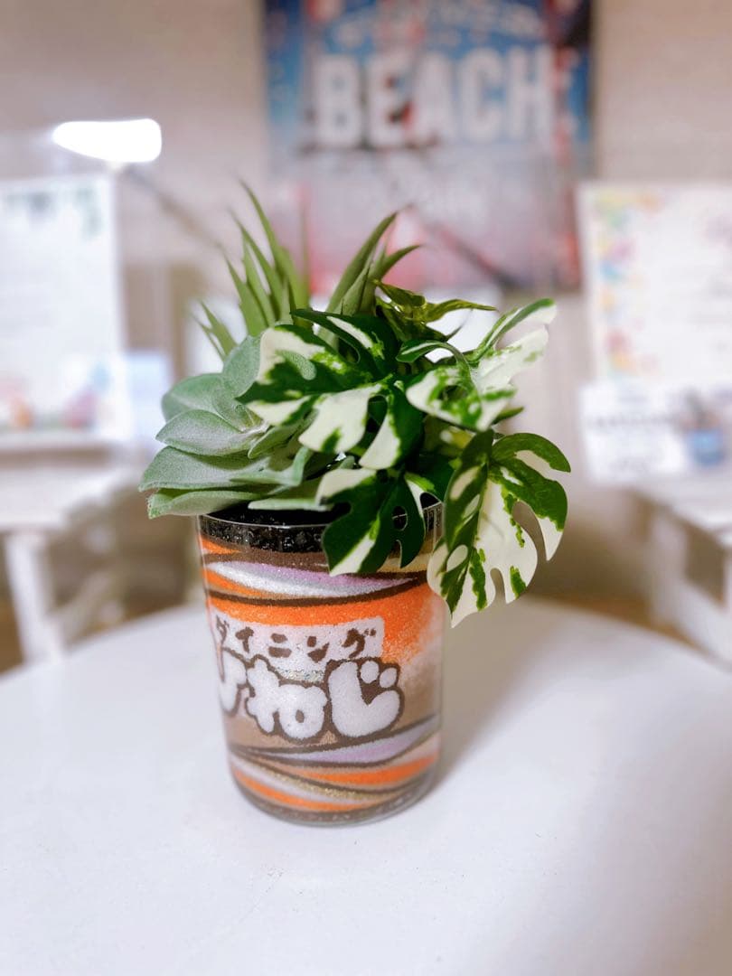 カラーサンドアート　周年祝い