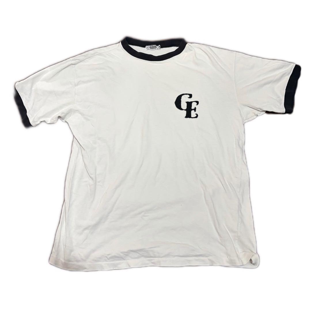 【希少】90s' 初期　GOODENOUGH 名作トリムT フェルトロゴ