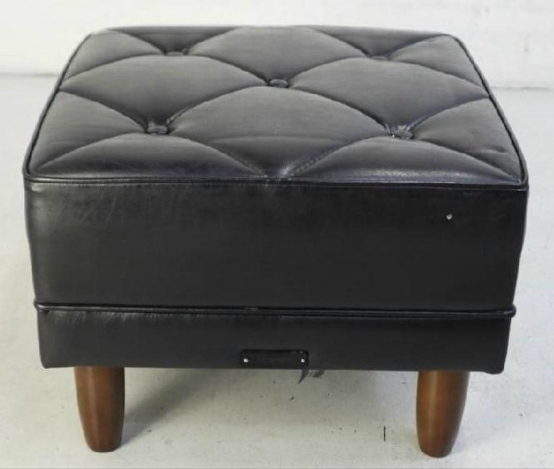 カリモク60 オットマン スタンダード ブラック スツール Kチェア