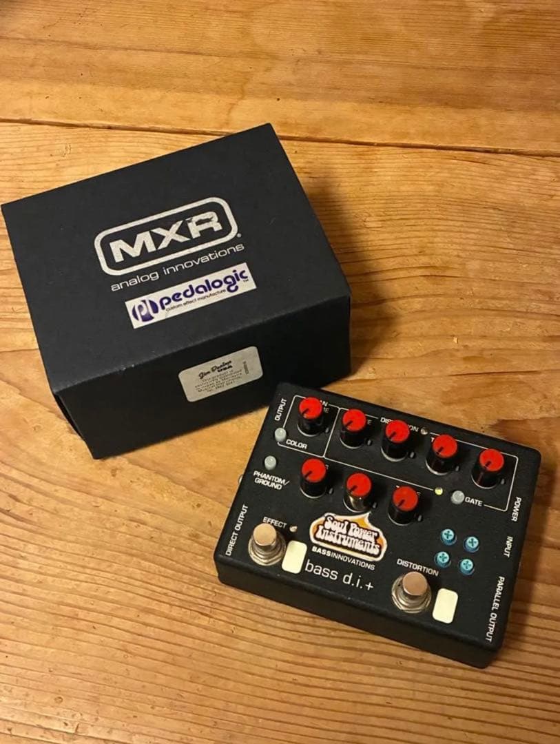 ベース MXR M80 bass d.i.+ pedalogic mod&SPI mod