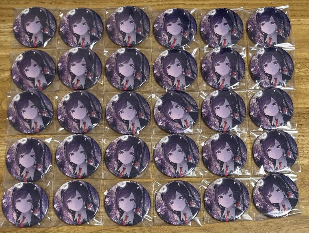 プロセカ　グリッター缶バッジ　vol.42 b 東雲絵名