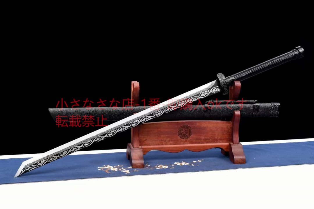 【黒金古刀―天痕】  古兵器 武具 刀装具 日本刀 模造刀 居合刀