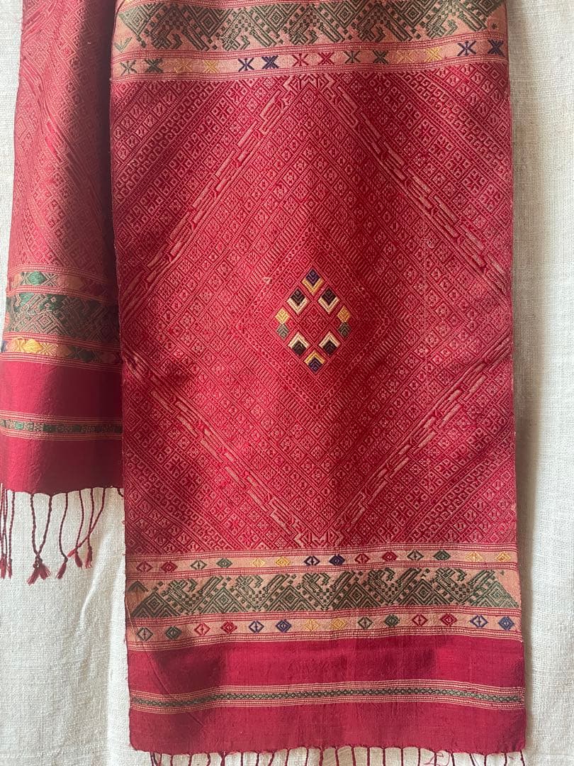 アンティークタイシルク　手織