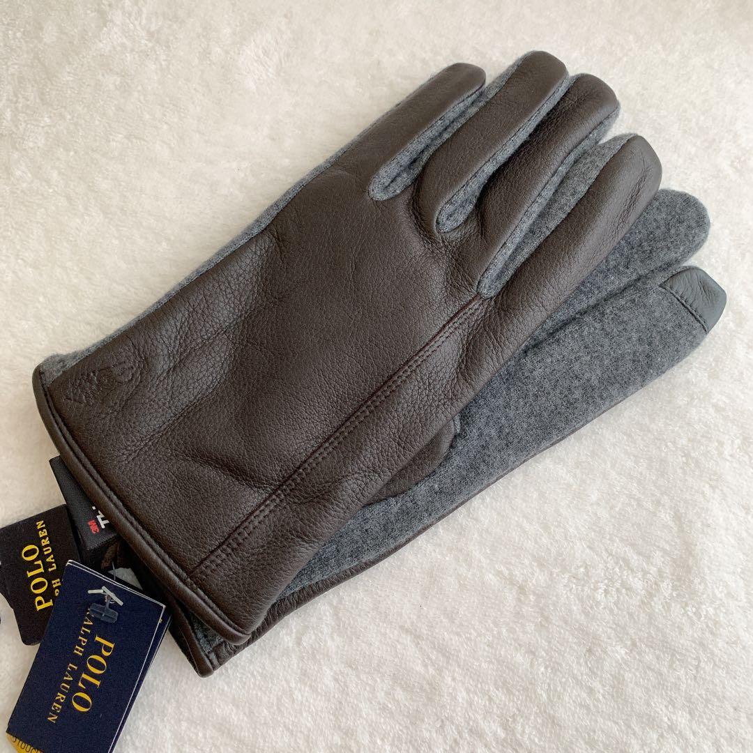 【新品】POLO Ralph Lauren ポロラルフローレンメンズグローブ手袋