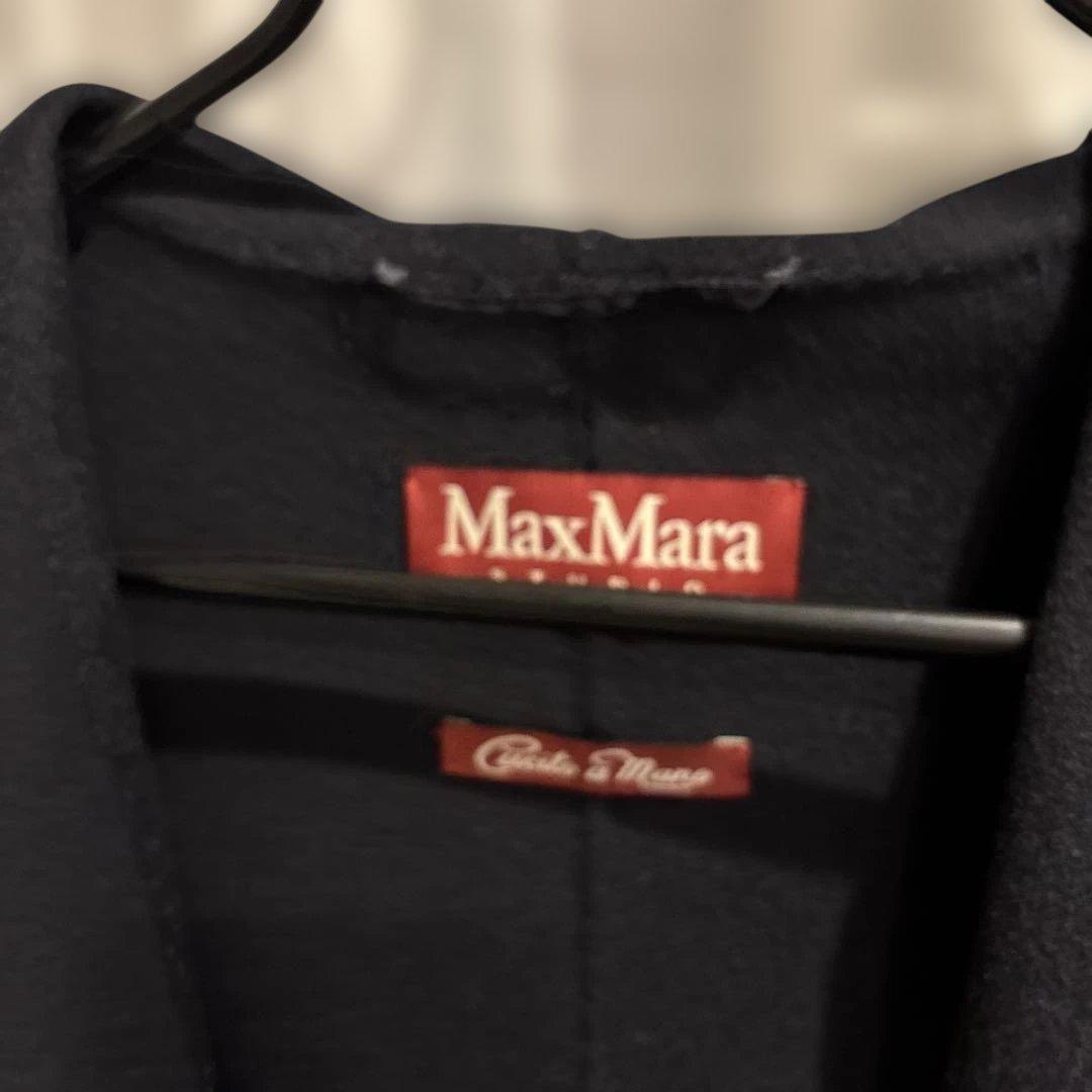 【MaxMara 】紺ロングコート